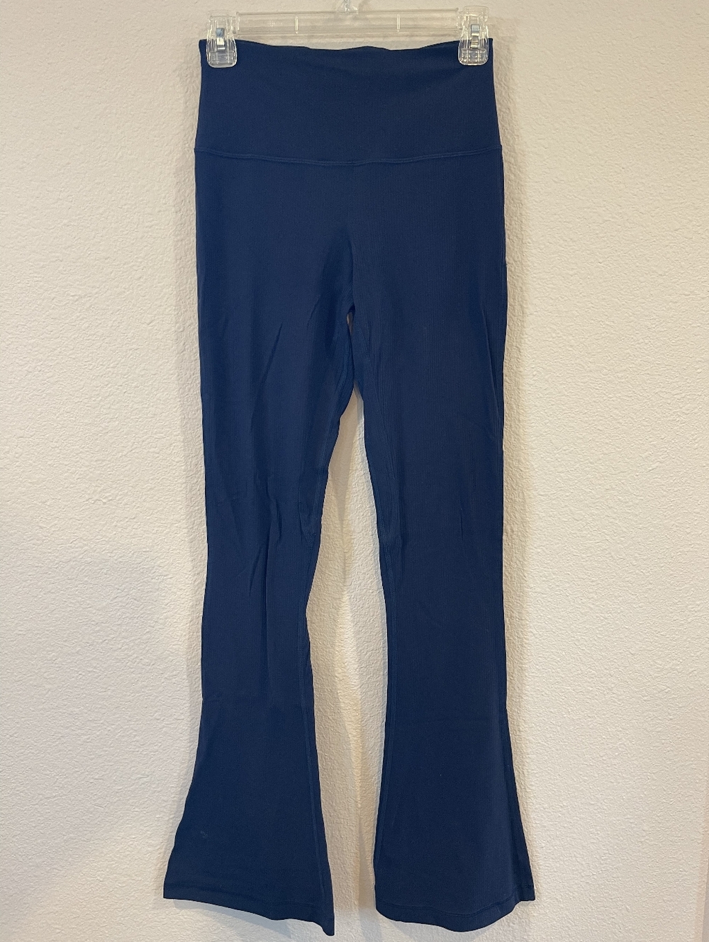 Lululemon True Navy‎ Align High Waisted Ribbed Nulu Bootcut Yoga Pants Size 6